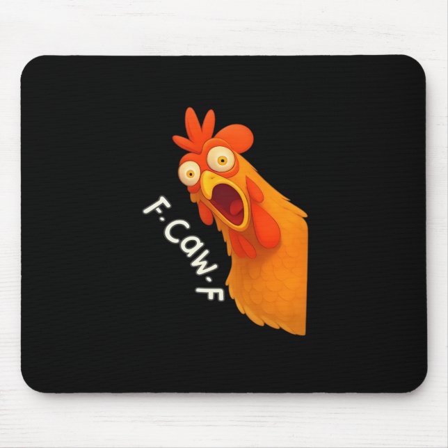 Tapis De Souris F-Caw-F Chicken Retro Classic (Devant)