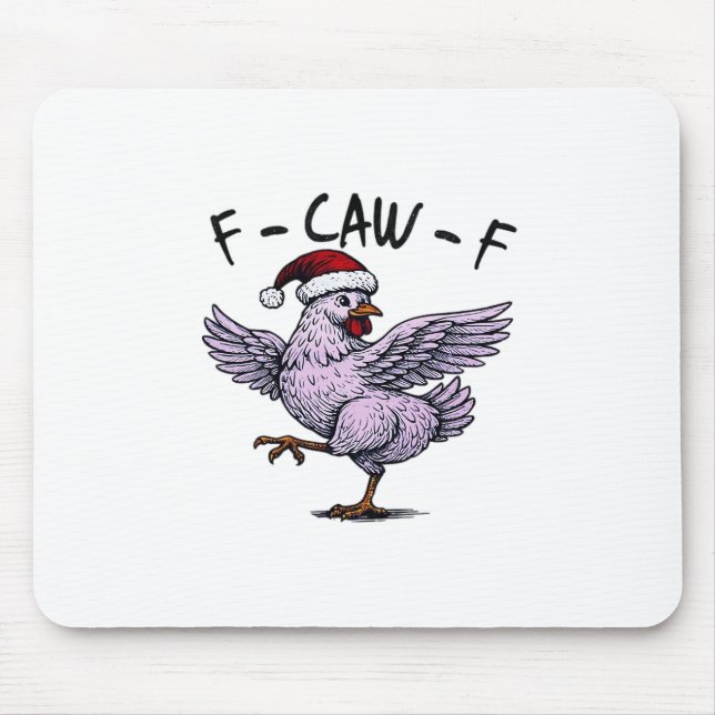 Tapis De Souris F-Caw-F Chicken Retro Classic (Devant)