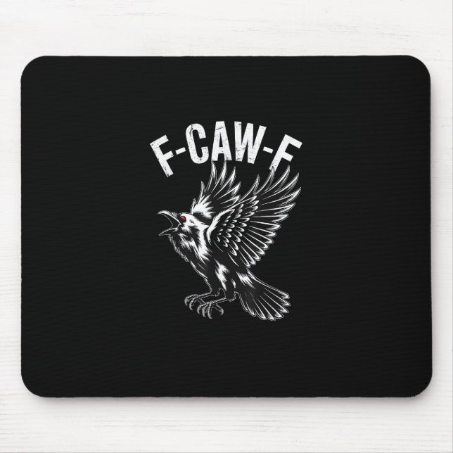 Tapis De Souris F-Caw-F Crow Retro Classic (Devant)
