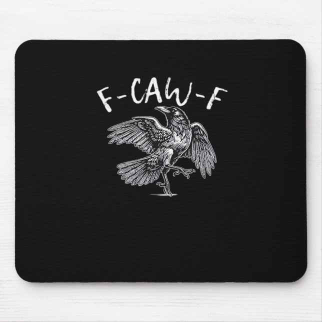Tapis De Souris F-Caw-F Crow Retro Classic (Devant)
