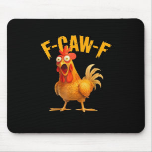 Tapis De Souris F-Caw-F Poulet Classique Style Rétro