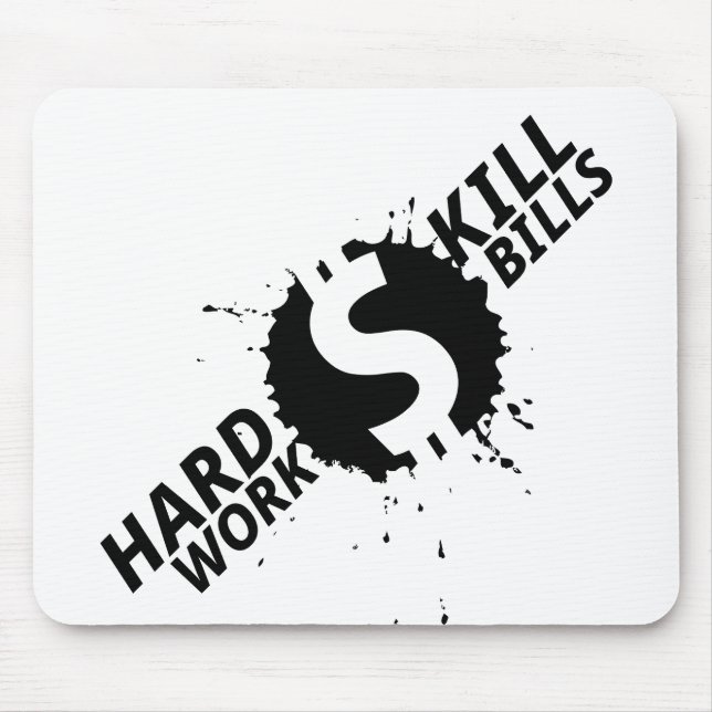 TAPIS DE SOURIS FACTURES DE TUES DE TRAVAIL DUR (Devant)