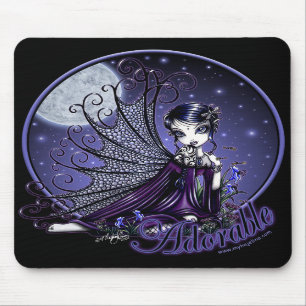 Tapis De Souris Faery gothique victorien de lune de "Maggy"
