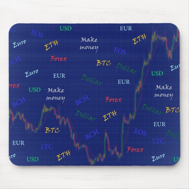 Tapis De Souris Faire de l'argent sur le marché du Forex (Devant)