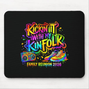 Tapis De Souris Faire la fête avec ma parenté 2026 Réunion de fami