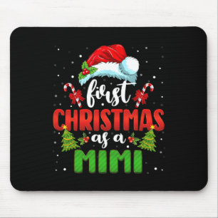 Tapis De Souris Faire-part Père Noël Premier Noël En Famille Mimi