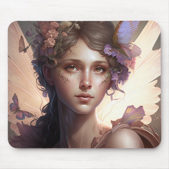 Tapis De Souris Fairy Lady Imaginaire Art (Devant)