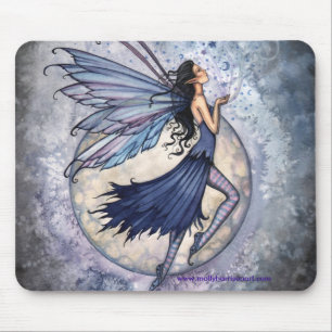 Tapis De Souris Fairy Mousepad, Midnight Blue par Molly Harrison