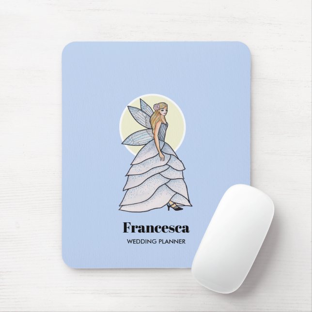 Tapis De Souris Fairy Princess Petals Illustration de mode (Avec souris)