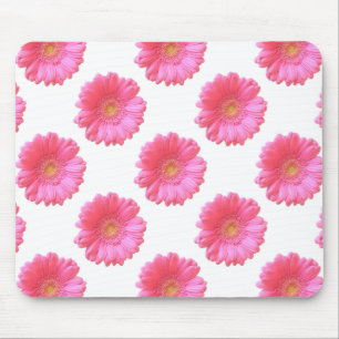 Tapis De Souris Faisée de gerbera rose