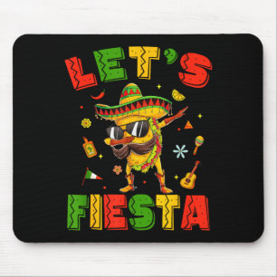 Tapis De Souris Faisons la fête avec des tacos en dabbant cinco de