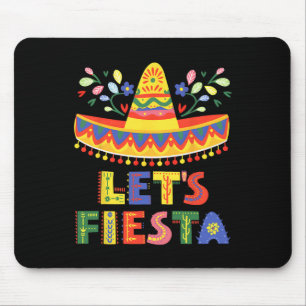 Tapis De Souris Faisons la fête Cinco De Mayo Guitare Drôle Mexica