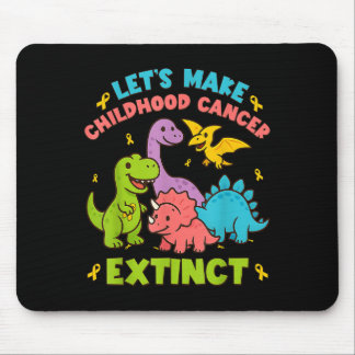 Tapis De Souris Faisons porter le cancer de l'enfant Dinosaures di