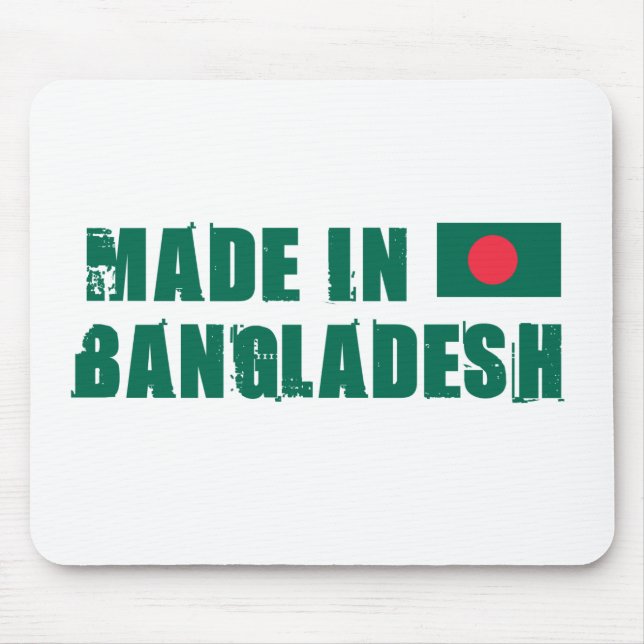 Tapis De Souris Fait au Bangladesh (Devant)