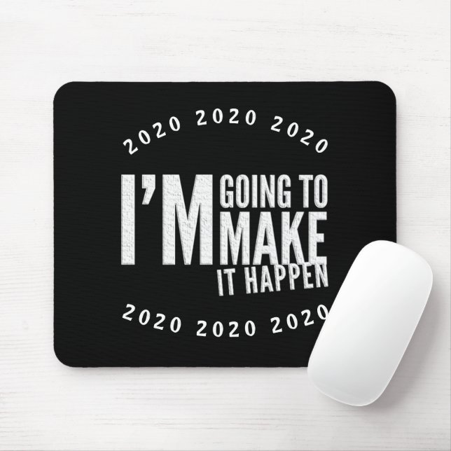 Tapis De Souris Faites-le passer Citation Motivation Inspiration (Avec souris)