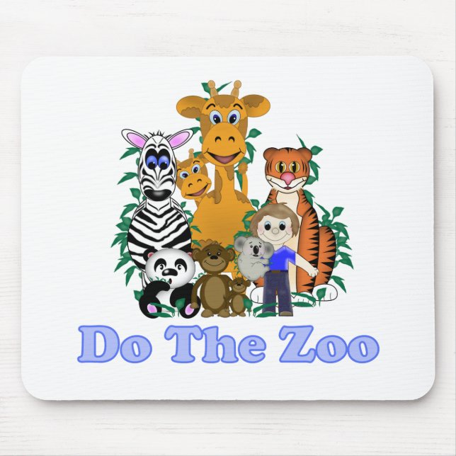 Tapis De Souris Faites Le Zoo (Devant)