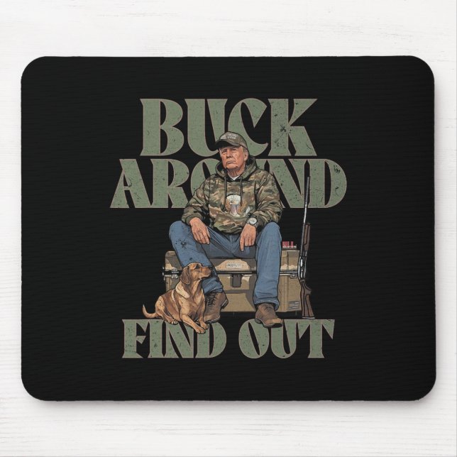 Tapis De Souris Faites Un Tour Et Découvrez Trump Camo Hunting (Devant)