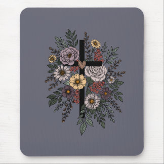 Tapis De Souris Faith and Flowers