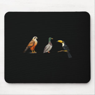 Tapis De Souris Falcon Canard Toucan Birds Subtil Anti Trump 1
