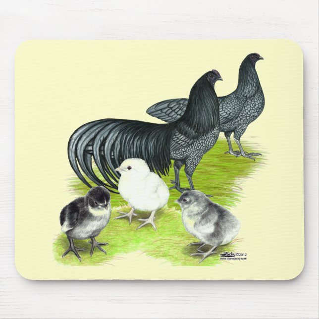 Tapis De Souris Famille Blue Sumatra (Devant)