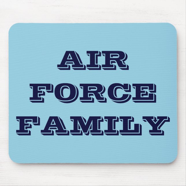 Tapis De Souris Famille de la Force aérienne de Mousepad (Devant)