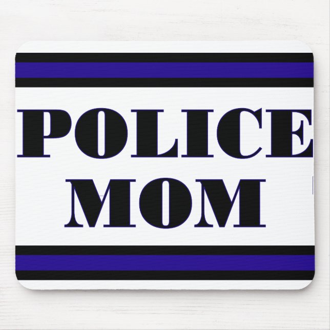 Tapis De Souris Famille de police (Devant)