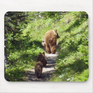 Tapis De Souris Famille d'ours Brown