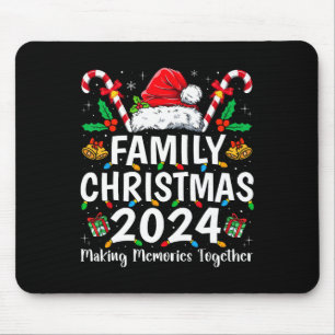 Tapis De Souris Famille Noël 2024 Equipe Correspondante Père Noël