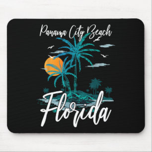 Tapis De Souris Famille Vacances Retro Sunset Floride Panama City 