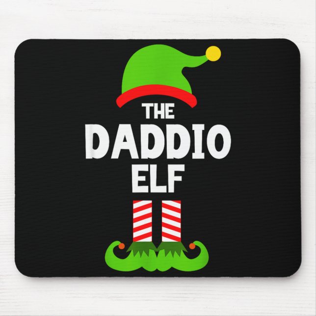 Tapis De Souris Family Daddio Elf Christmas Matching Pajama Funny  (Devant)