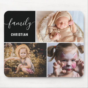 Tapis De Souris Family Photo Collage Custom Mouse Pad