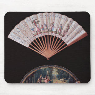 Tapis De Souris Fan de type de Vernis Matin, Français, mid-18th