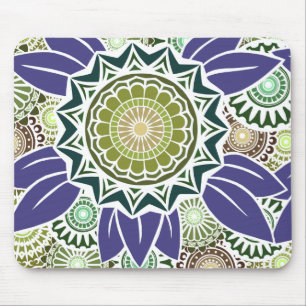 Tapis De Souris Fandango de Deco en vert et raisin
