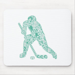Tapis De Souris Fans de joueurs de hockey Jeunesse Amoureux de hoc
