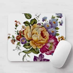 Tapis De Souris Fantaisie Florale