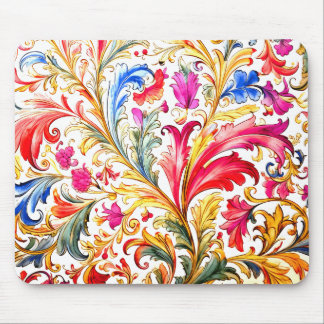 Tapis De Souris Fantastique design florentin Feuilles