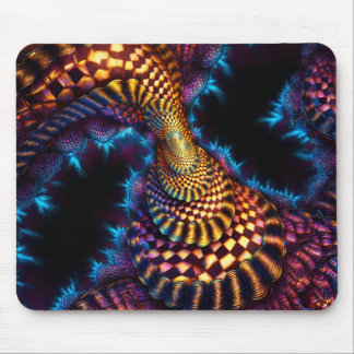 Tapis De Souris Fantasy Mandy Funnels Blue Spikes