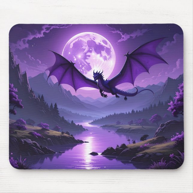 Tapis De Souris Fantasy Moonlight Mouse Pad for Gamers & Creators  (Devant)