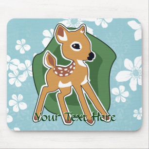 Tapis De Souris Faon mignon Mousepad