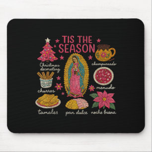 Tapis De Souris Faux fil crochet C'est la saison de Noël mexicain