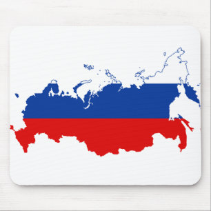 TAPIS DE SOURIS FÉDÉRATION DE RUSSIE - RUSSIE/DRAPEAU/CARTE/COULEU