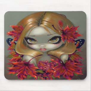 Tapis De Souris Fée" Mousepad "d'érable rouge