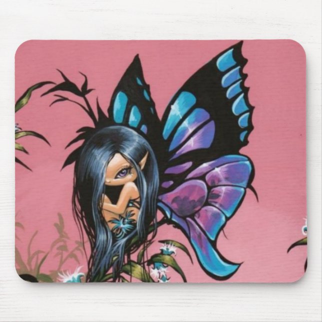 Tapis De Souris Fée rose Mousepad de ciel (Devant)