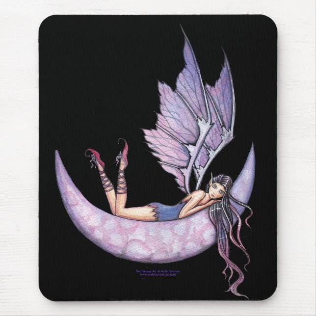 Tapis de souris Fée Violette par Molly Harrison (Devant)