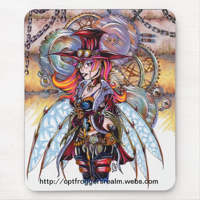 Tapis De Souris Féerie de Steampunk (Devant)