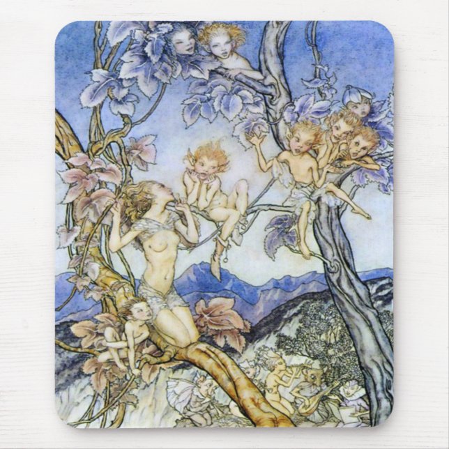 Tapis De Souris Féerie Enfants & Féeries Mousepad (Devant)