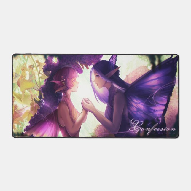 Tapis de souris fées coloré  (Recto)