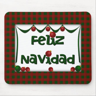 Tapis De Souris Feliz Navidad - vacances Mousepad de Joyeux Noël