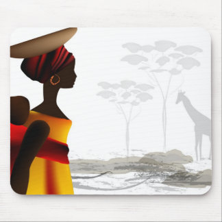 Tapis De Souris femme africaine