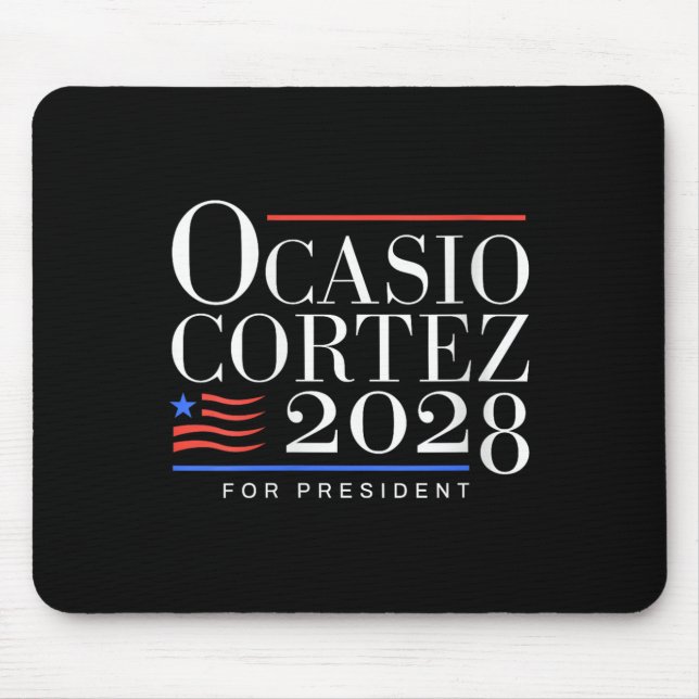 Tapis De Souris Femme Aoc Pour Président 2028 V-neck (Devant)